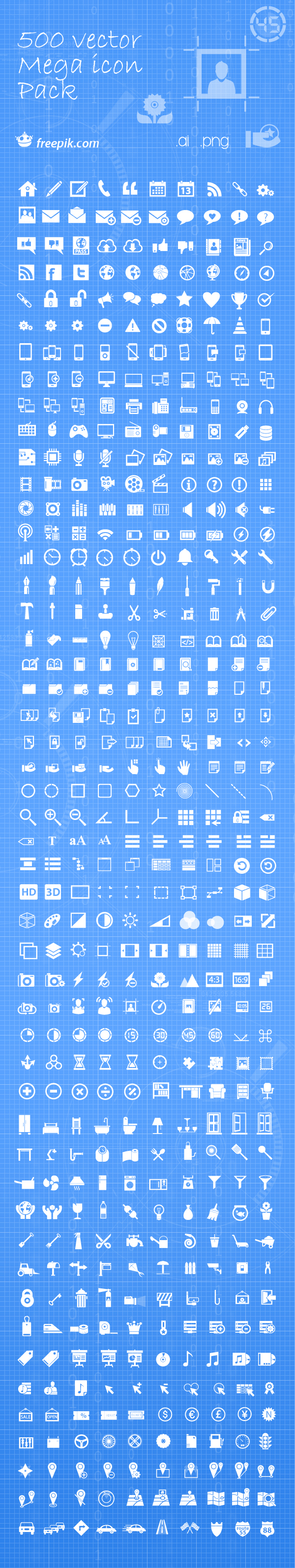 500 Vector Icons